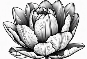 Dutch tulips tattoo, simple please tattoo idea