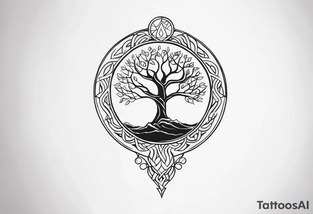 Yggdrasil tattoo idea