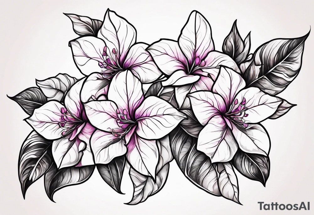 Bougainvillea tattoo idea