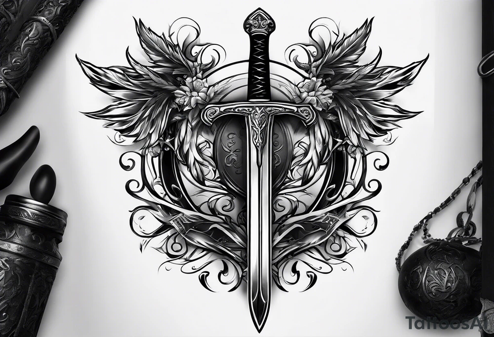 Viego's sword tattoo idea