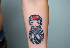 Kokeshi doll tattoo idea
