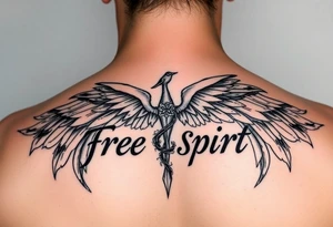 love, courage, free spirit and prosperity tattoo idea