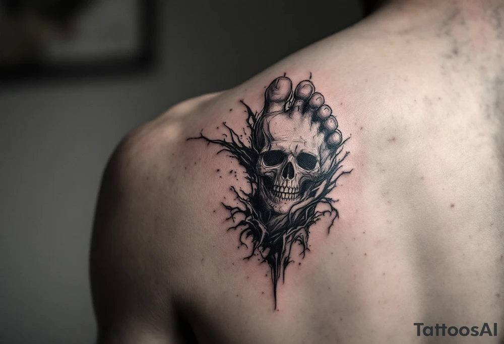 barefoot tattoo idea