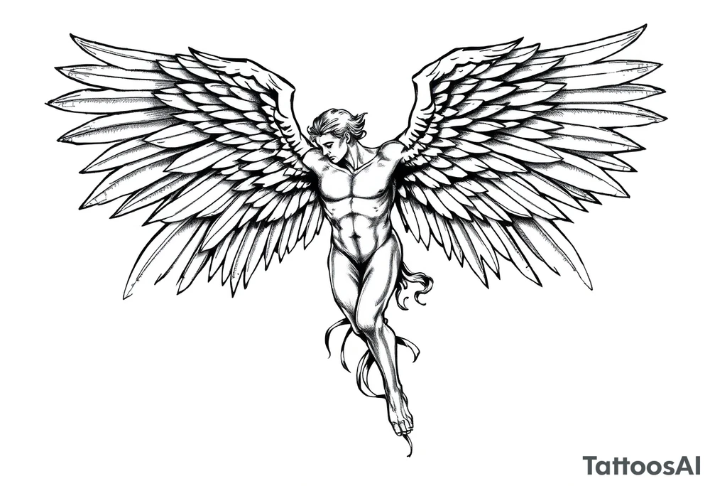 Icarus Mythology tattoo idea