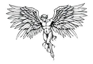 Icarus Mythology tattoo idea