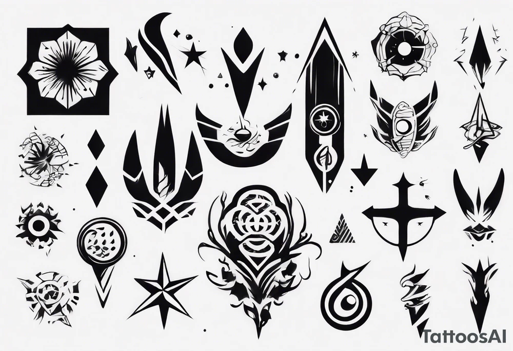 Symbol of average tattoo idea