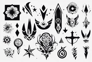 Symbol of average tattoo idea