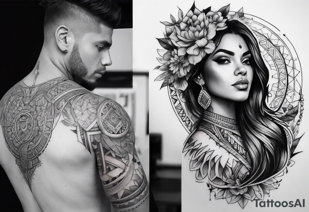 shoulder tattoo ideas cultural tattoo idea