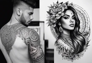 shoulder tattoo ideas cultural tattoo idea