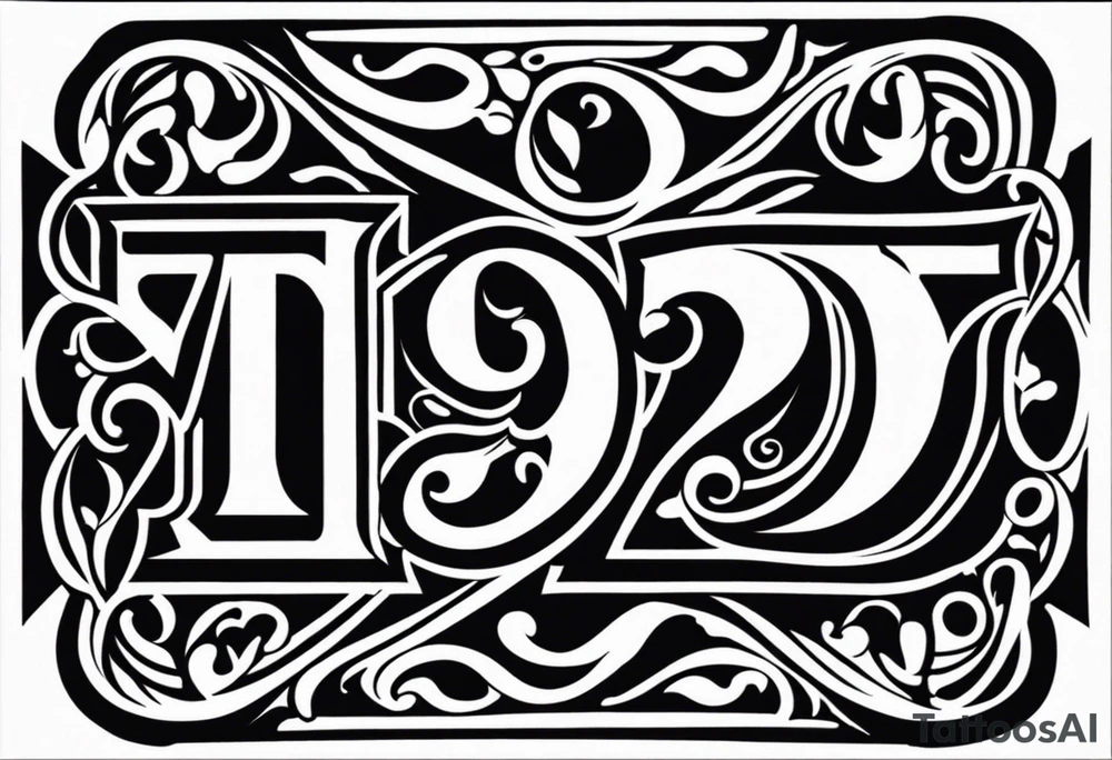 Fancy 1992 tattoo idea