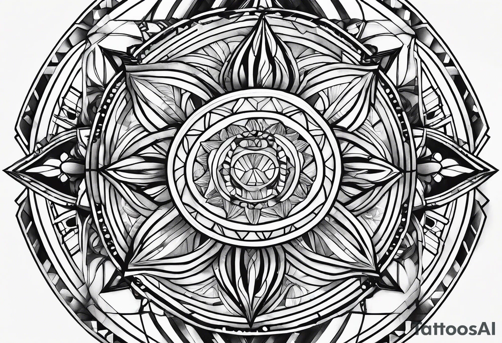 Tesseract tattoo idea