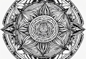 Tesseract tattoo idea