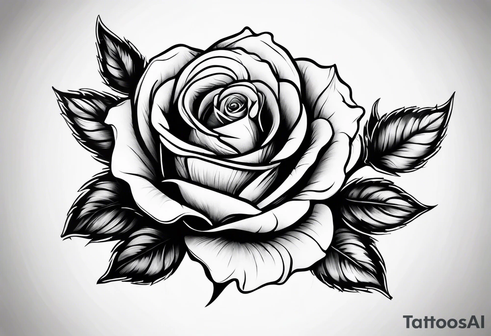 rose bouque tattoo idea