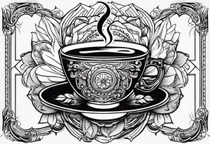 coffee tattoo idea