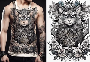 Пищевая цепь, где все животные жрут друг друга tattoo idea