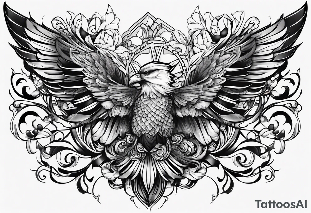 Underchest tattoo tattoo idea