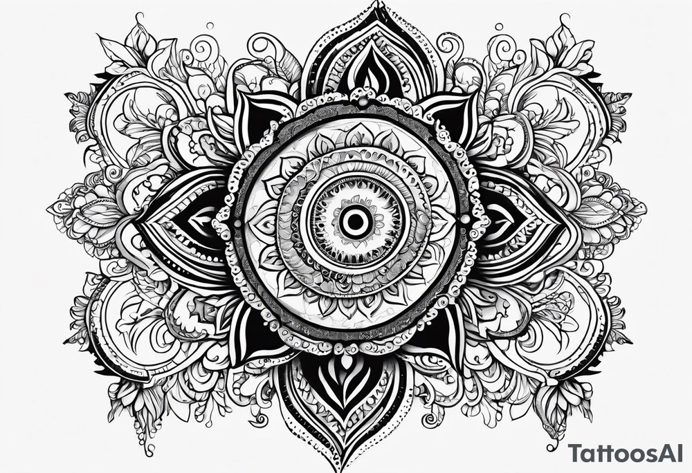 elements of nature
elements of engineering
OM symbol
Henna tattoo idea