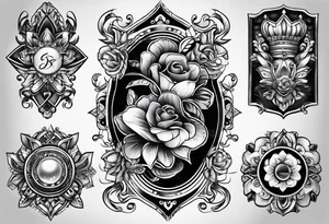 royal flush tattoo idea