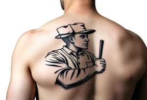 Baseball umpire wearing a chef outfit arm tattoo tattoo idea