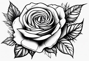 Rose with the name Torri tattoo idea