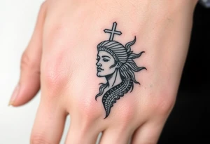 Finding peace in chaos within god tattoo idea
