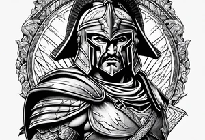 Spartan warriors tattoo idea