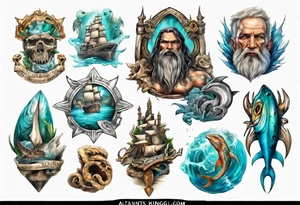 Atlantis kingdom tattoo idea