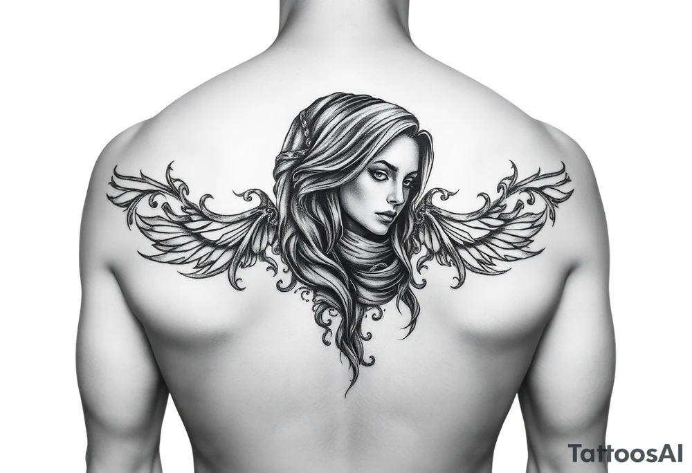 make a full arm sleeve of my deceased mother her name is jalisa tattoo idea