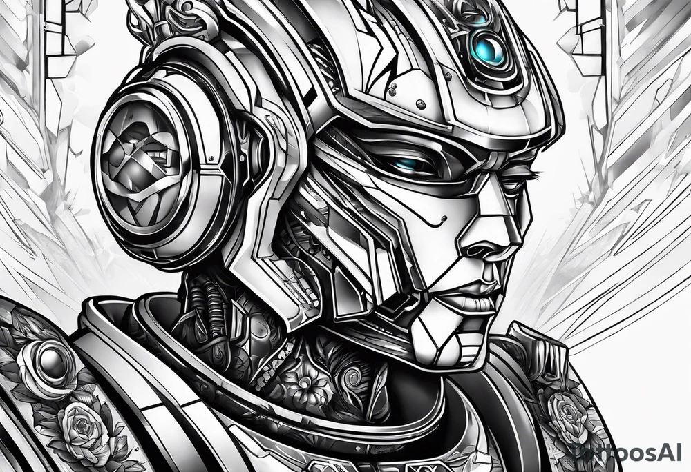 Robot tattoo idea