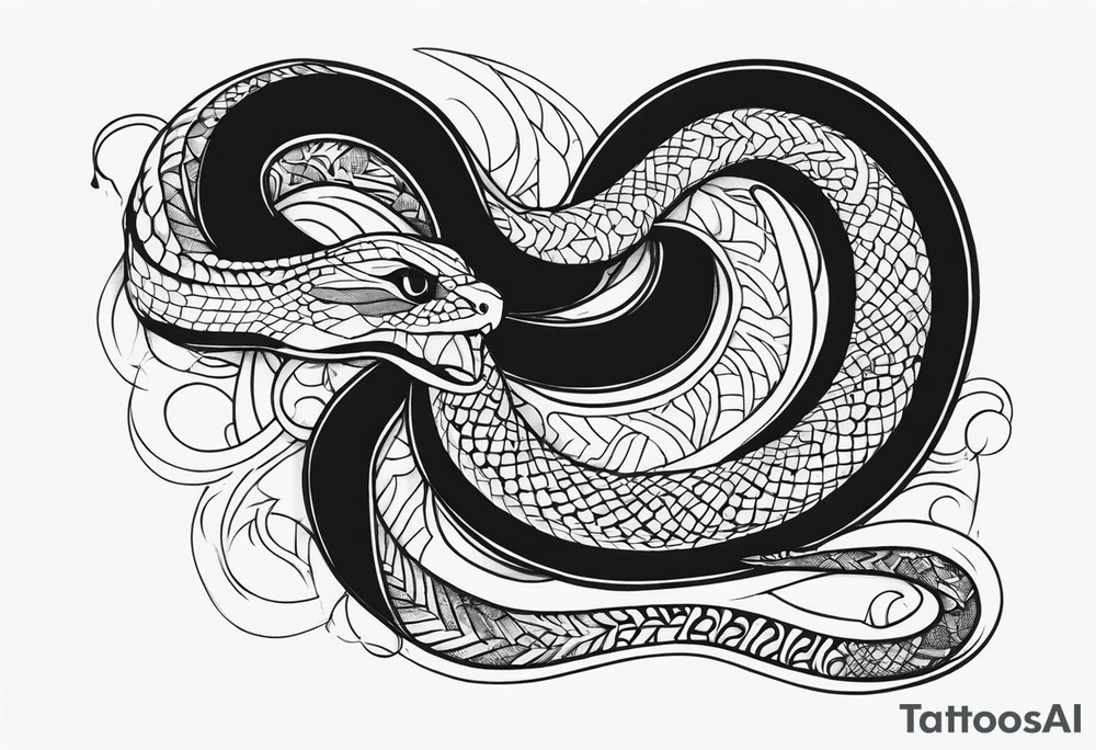 Snake tattoo idea
