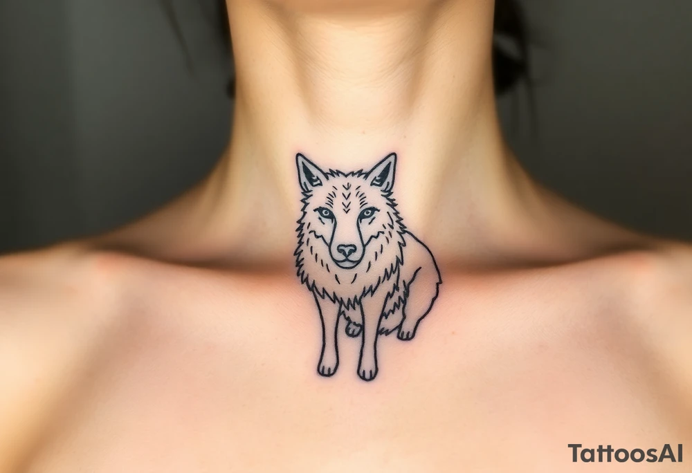 Wolf disguised as a sheep tattoo idea