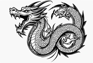 a dragon tattoo idea