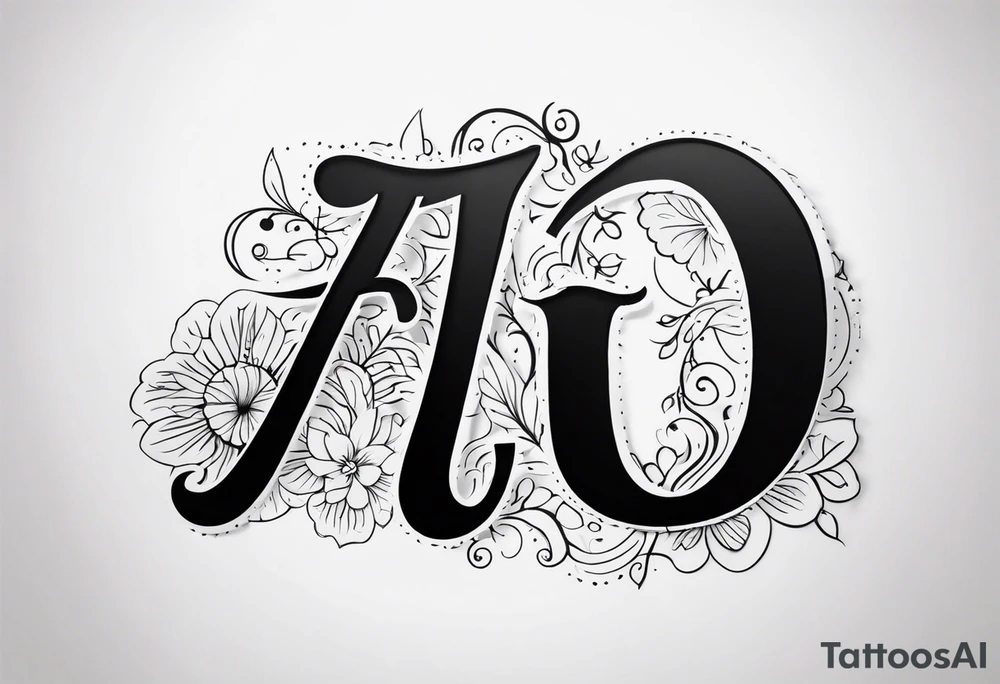 PI tattoo script tattoo idea