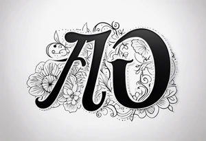 PI tattoo script tattoo idea