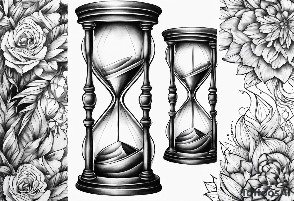 Hourglass tattoo idea