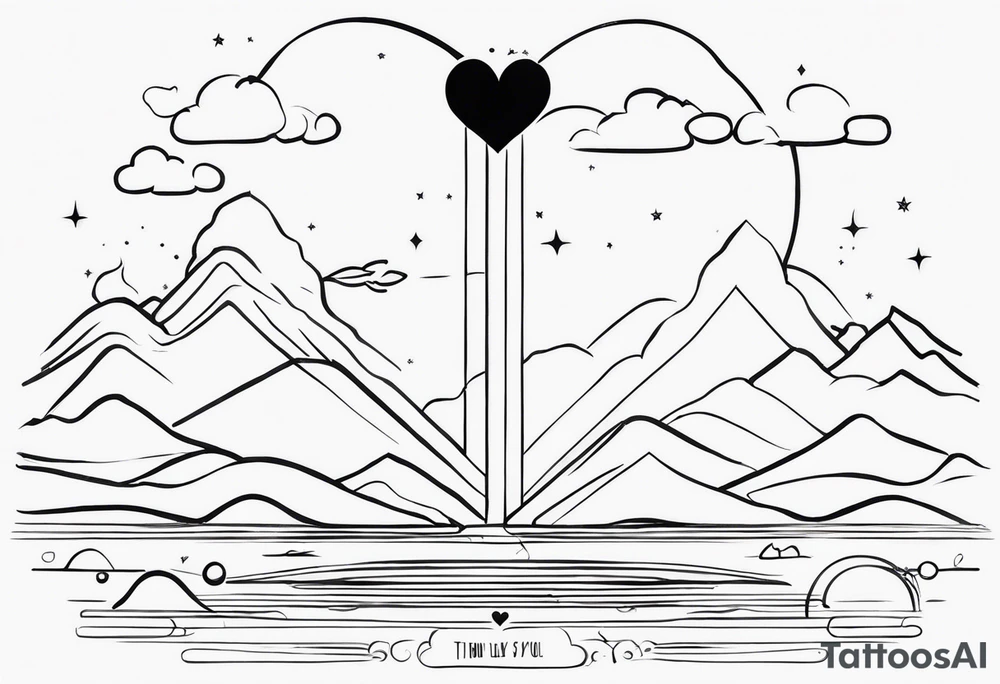 With all my heart and all my soul to the end of the universe To infinity and beyond tattoo idea