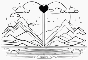 With all my heart and all my soul to the end of the universe To infinity and beyond tattoo idea