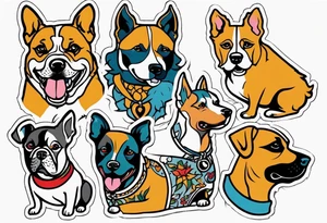 gang dogs tattoo idea