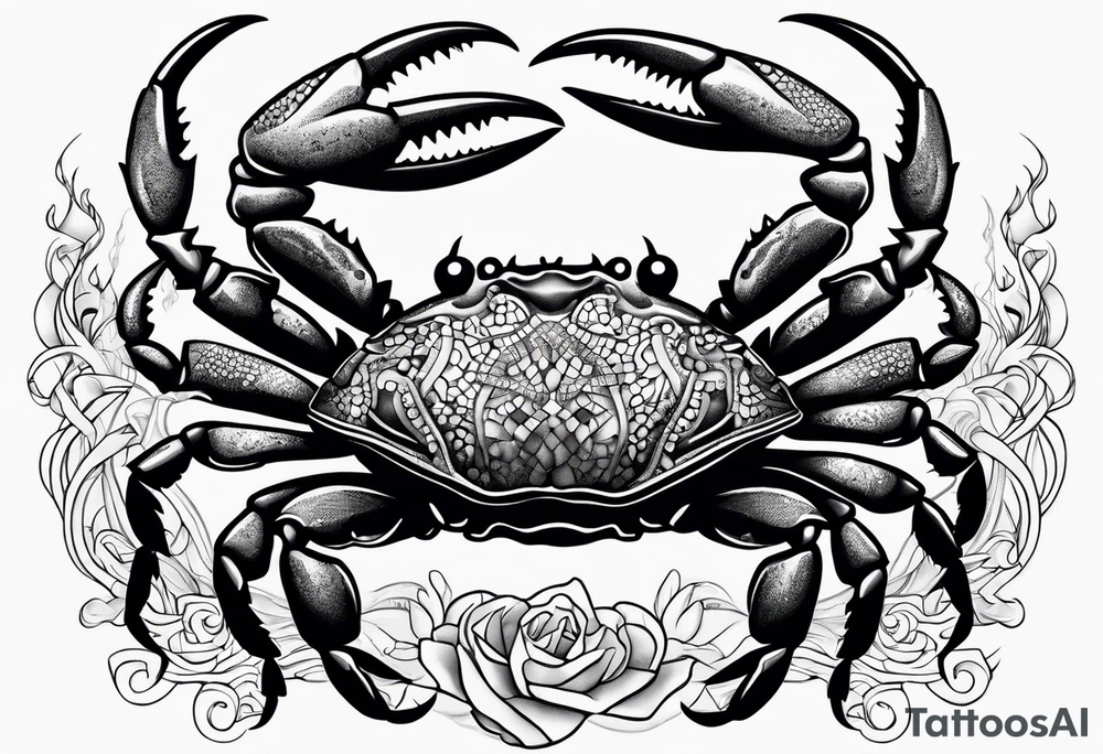 Crabs chicano tattoo idea