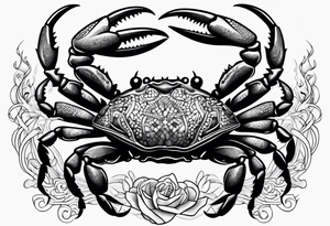 Crabs chicano tattoo idea