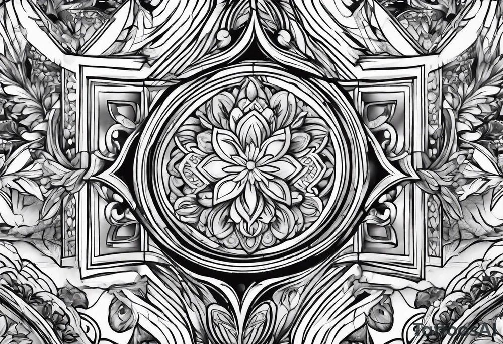 Marble tattoo idea
