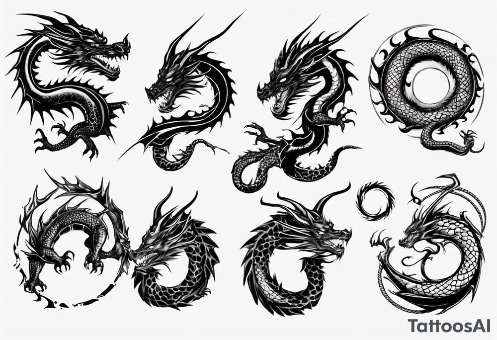the Dragon tattoo idea