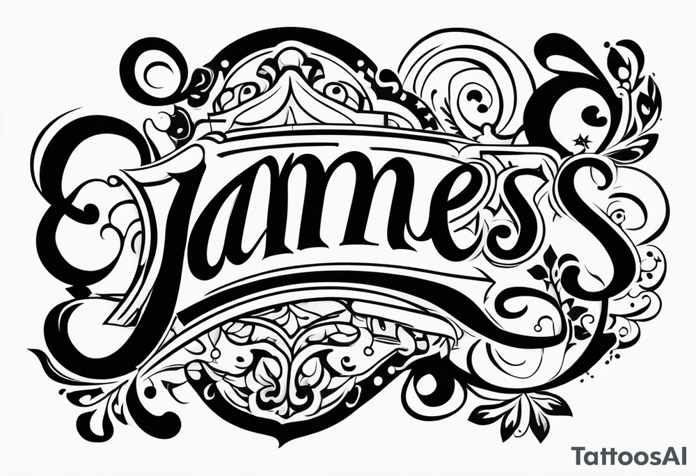 james tattoo idea