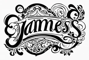 james tattoo idea