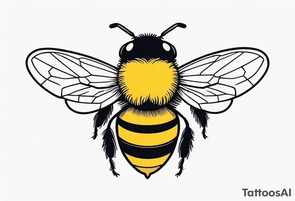 bumble bee tattoo idea