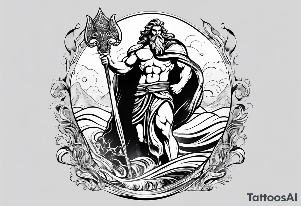 Poseidon tattoo idea