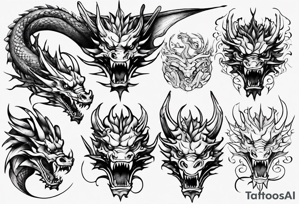 Dragón tattoo idea
