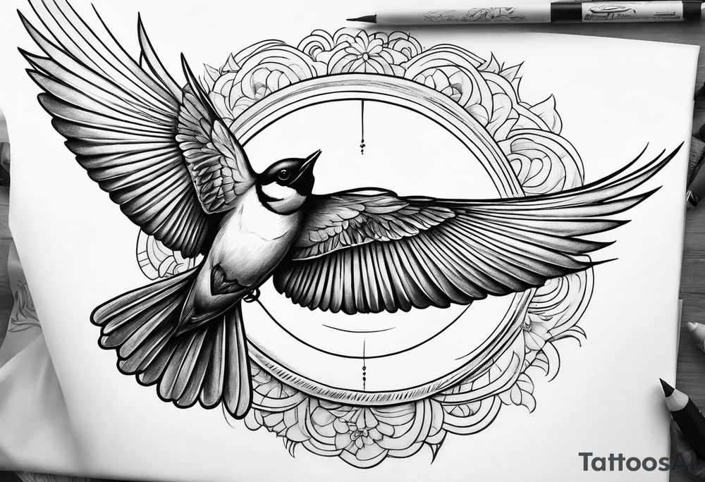 Swallow tattoo idea