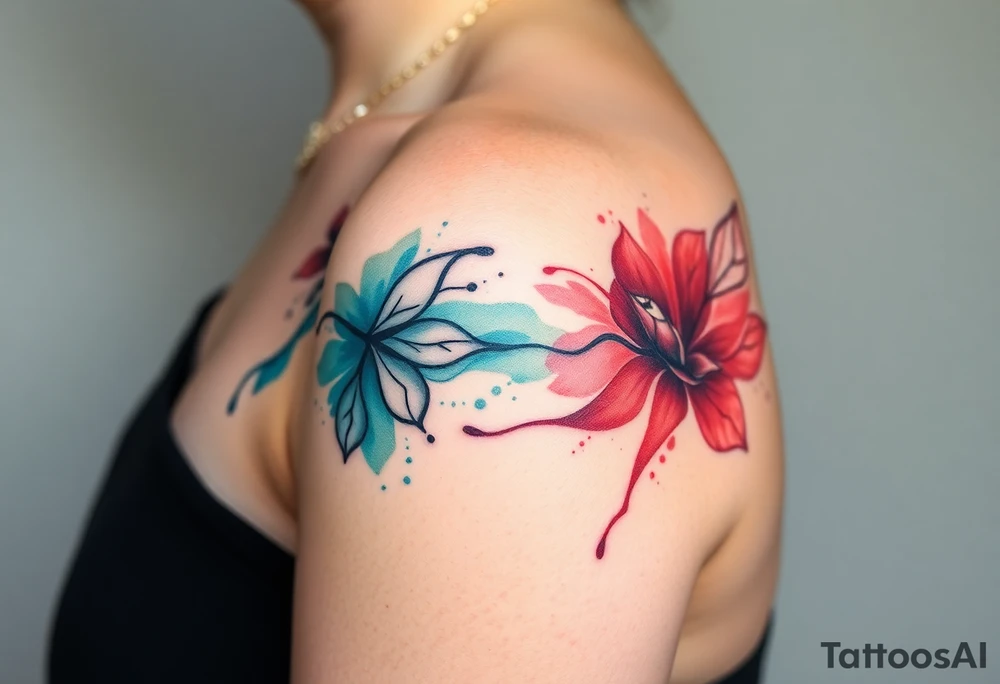 uma tatuagem que expresse a filosofia do bem e do mal tattoo idea