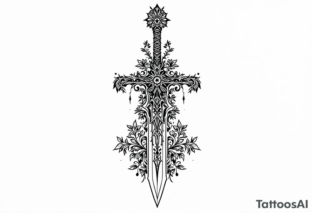 Hecate sword tattoo idea